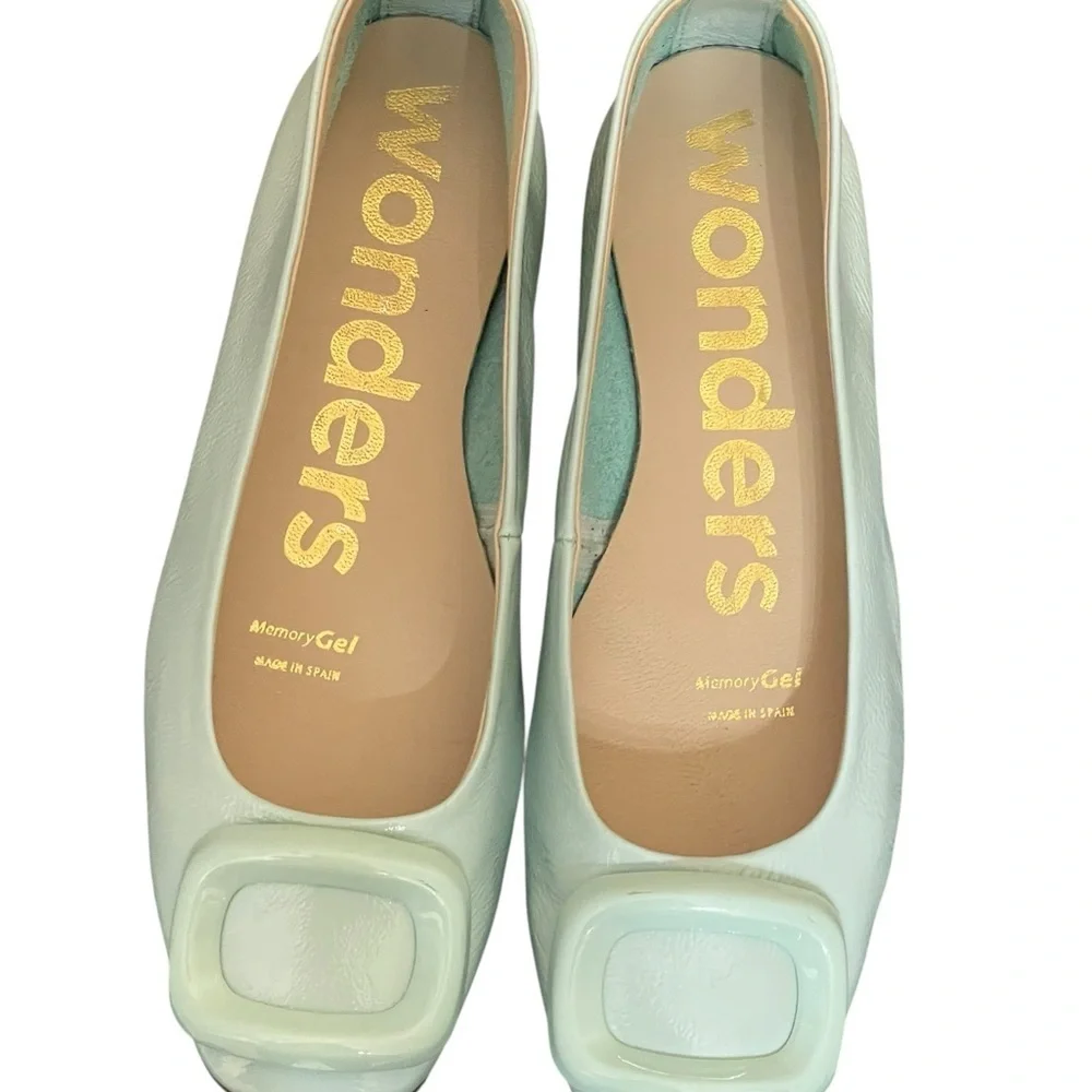 Wonders‎ Ballet Flat In Lack Akua memory gel size 36(6)
